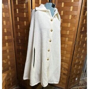 Montgomery Ward Womens Please One Size Cape Acrylic Cream Vintage
